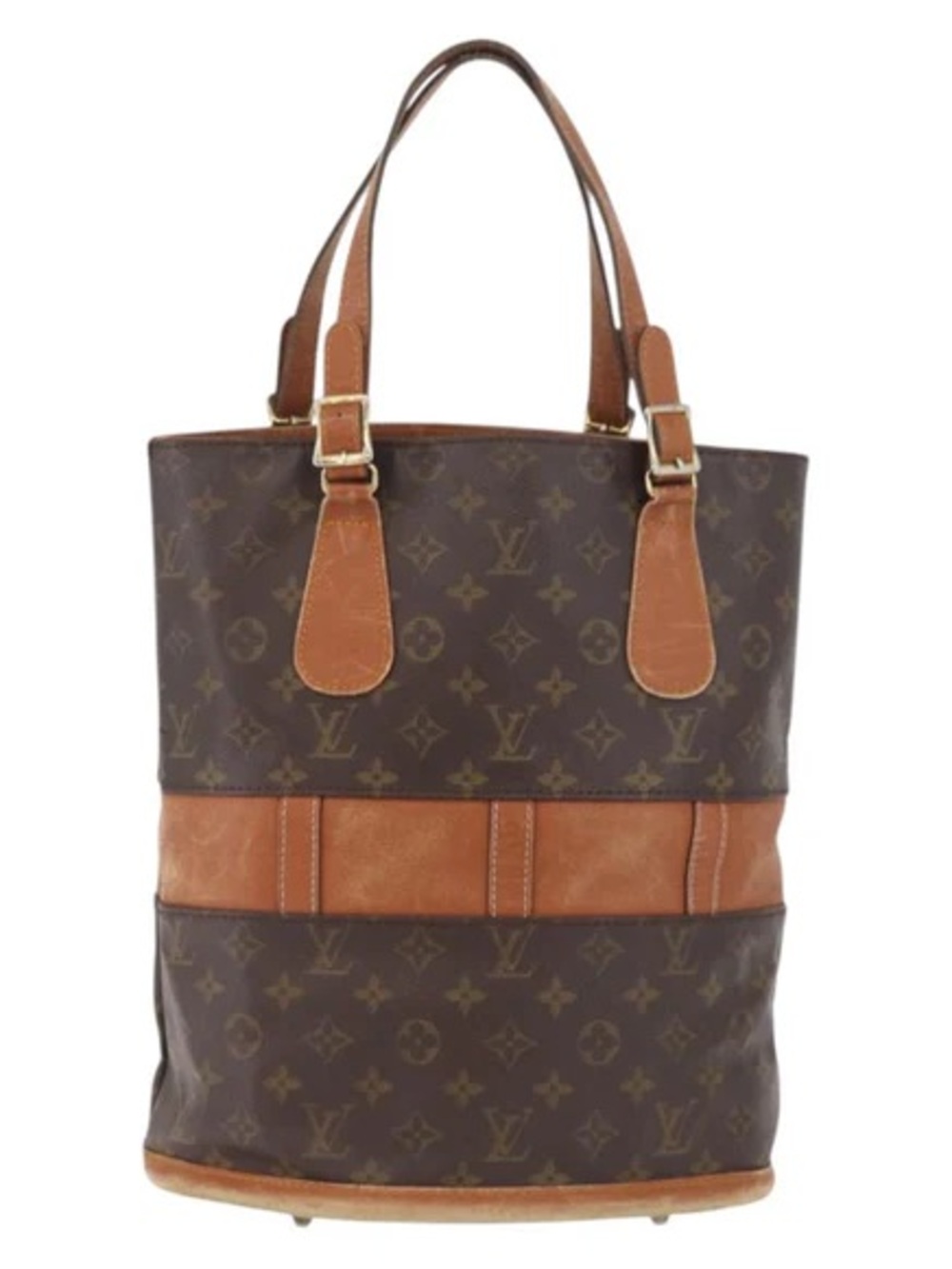 Authentic Louis Vuitton 1970s vintage bucket GM monogram bag